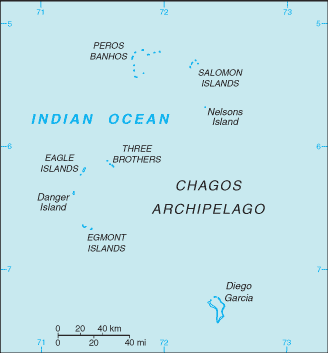 Map of British Indian Ocean Territory